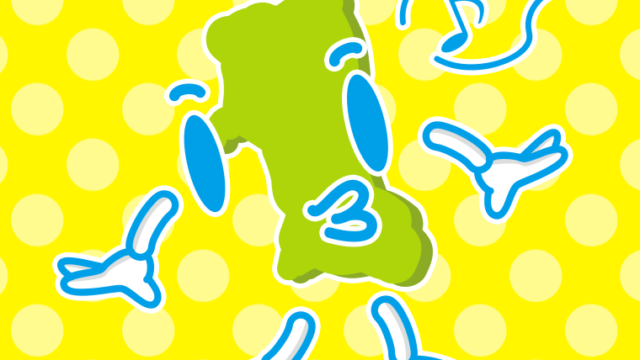 口笛を吹く秋田ちゃんのイラスト【色、背景あり】PNG