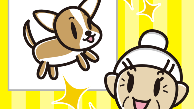 Chat GPTで上手にAIイラストを描くおばあさんのイラスト【色、背景あり】PNG