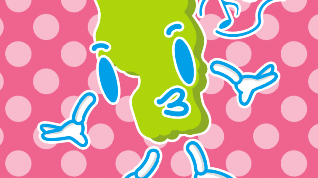 口笛を吹く山形ちゃんのイラスト【色、背景あり】PNG