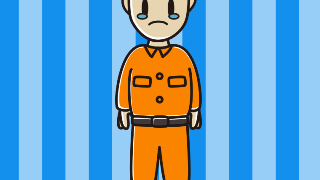 泣く救助隊員（レスキュー隊）のイラスト【色、背景あり】PNG