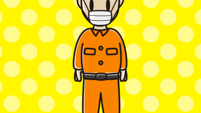 マスクをする救助隊員（レスキュー隊）のイラスト【色、背景あり】PNG