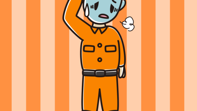 具合が悪い救助隊員（レスキュー隊）のイラスト【色、背景あり】PNG