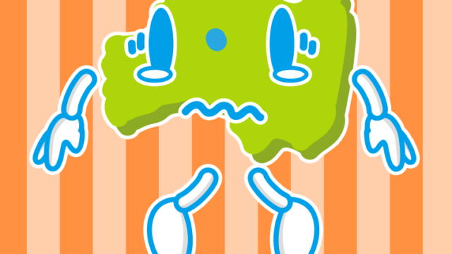 泣く福島ちゃんのイラスト【色、背景あり】PNG