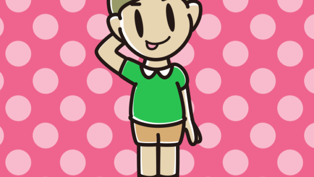 テヘヘな小学生男子のイラスト【色、背景あり】PNG