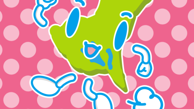 走る茨城ちゃんのイラスト【色、背景あり】PNG