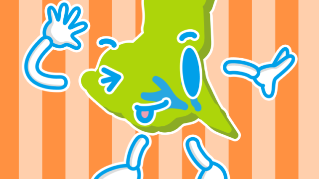 テヘヘな茨城ちゃんのイラスト【色、背景あり】PNG