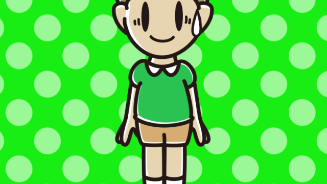 困惑する小学生男子のイラスト【色、背景あり】PNG