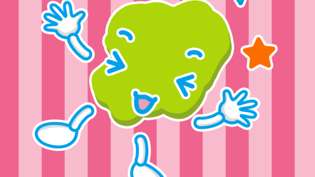 喜ぶ栃木ちゃんのイラスト【色、背景あり】PNG