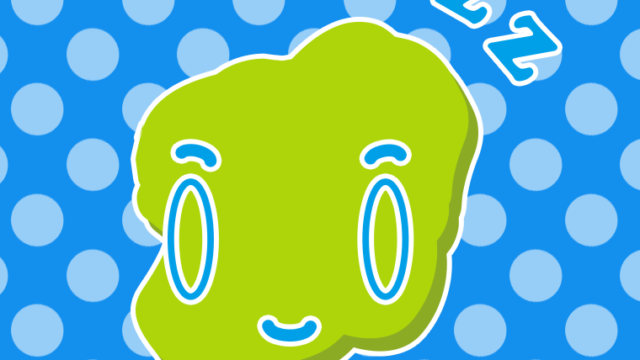 眠る栃木ちゃんのイラスト【色、背景あり】PNG