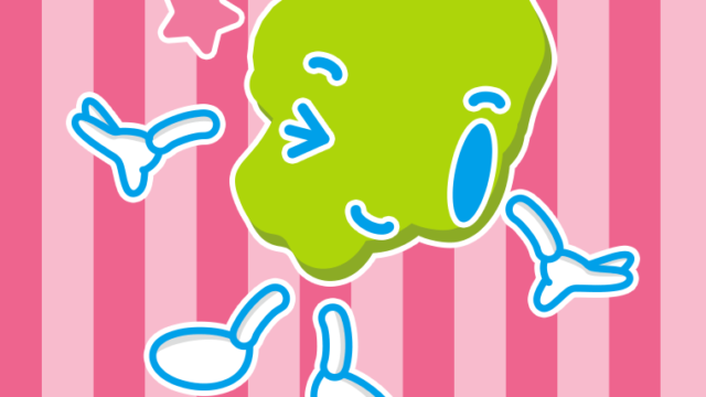 ウインクする栃木ちゃんのイラスト【色、背景あり】PNG