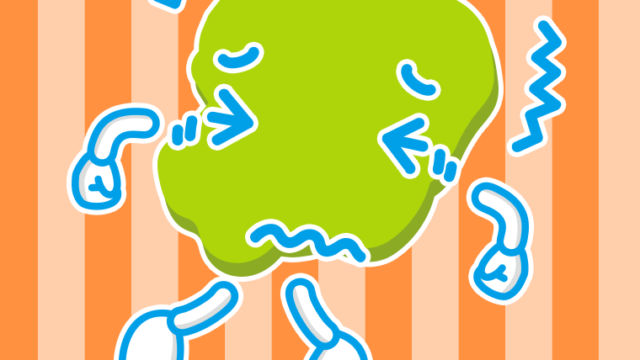 ブルブル震える栃木ちゃんのイラスト【色、背景あり】PNG