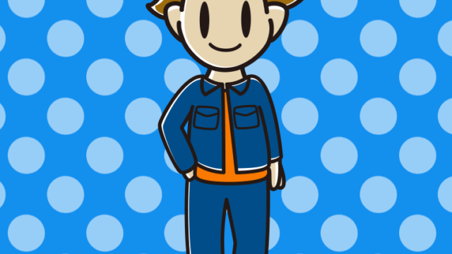 デニムオンデニムの男子高校生のイラスト【色、背景あり】PNG