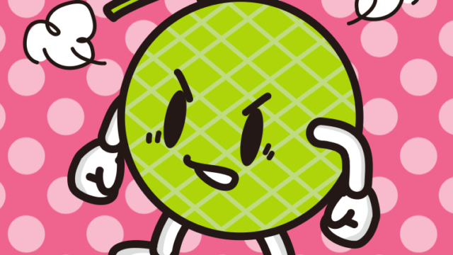 怒るメロンちゃんのイラスト【色、背景あり】PNG