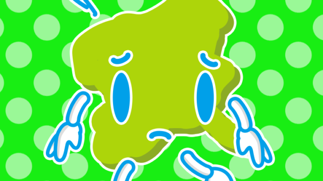 悲しそうな群馬ちゃんのイラスト【色、背景あり】PNG