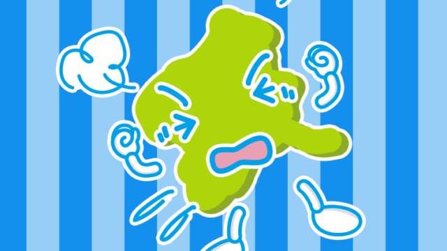 カンカンに怒る群馬ちゃんのイラスト【色、背景あり】PNG