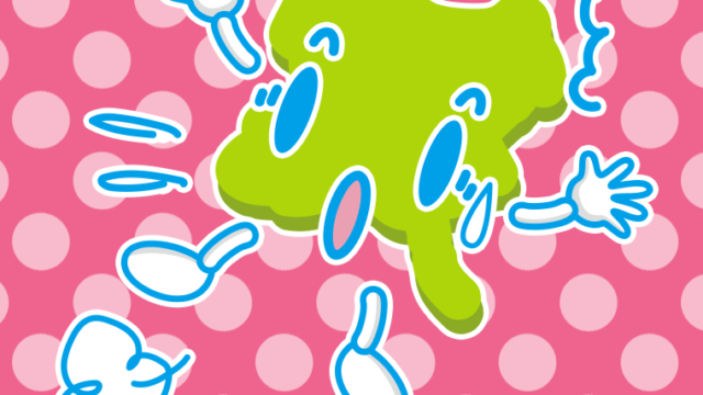 驚く群馬ちゃんのイラスト【色、背景あり】PNG