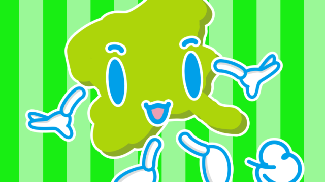 歩く群馬ちゃんのイラスト【色、背景あり】PNG