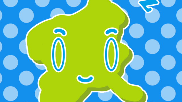 眠る群馬ちゃんのイラスト【色、背景あり】PNG