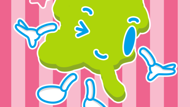 ウインクする群馬ちゃんのイラスト【色、背景あり】PNG