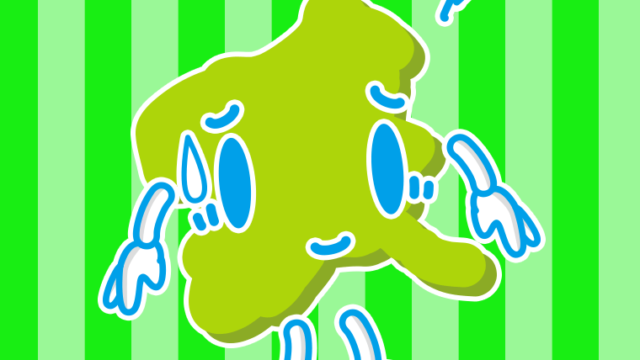 苦笑いする群馬ちゃんのイラスト【色、背景あり】PNG