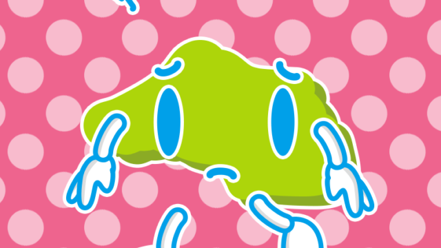 悲しそうな埼玉ちゃんのイラスト【色、背景あり】PNG