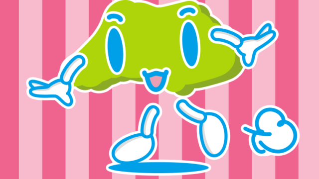 歩く埼玉ちゃんのイラスト【色、背景あり】PNG