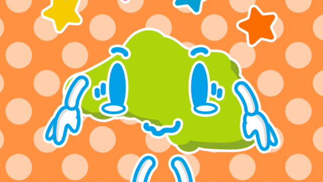 ジーンとする埼玉ちゃんのイラスト【色、背景あり】PNG