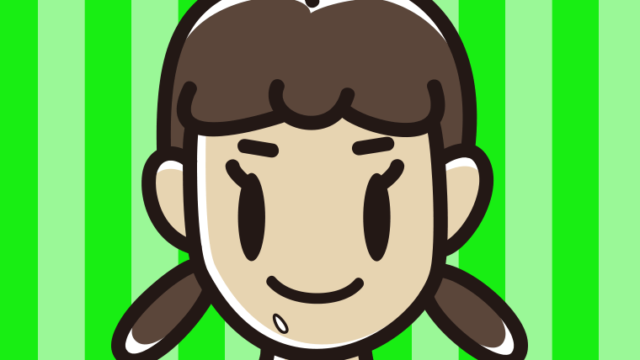 ご飯粒をつけた女子中学生のイラスト【色、背景あり】PNG