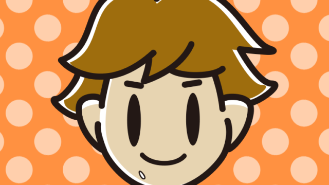 ご飯粒をつけた男子高校生のイラスト【色、背景あり】PNG