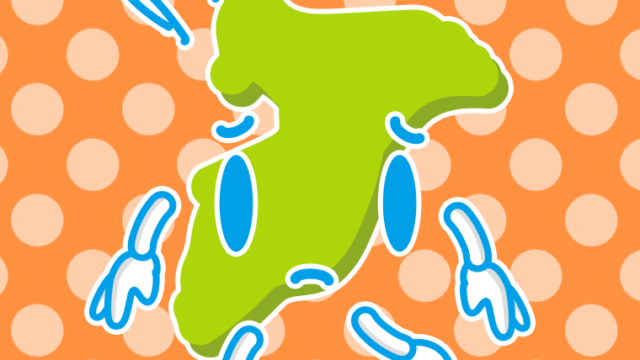 悲しそうな千葉ちゃんのイラスト【色、背景あり】PNG