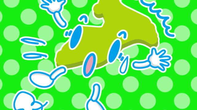 驚く千葉ちゃんのイラスト【色、背景あり】PNG