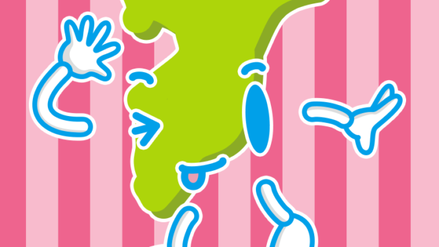 テヘヘな千葉ちゃんのイラスト【色、背景あり】PNG