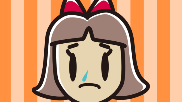 鼻水が垂れている小学生女子のイラスト【色、背景あり】PNG