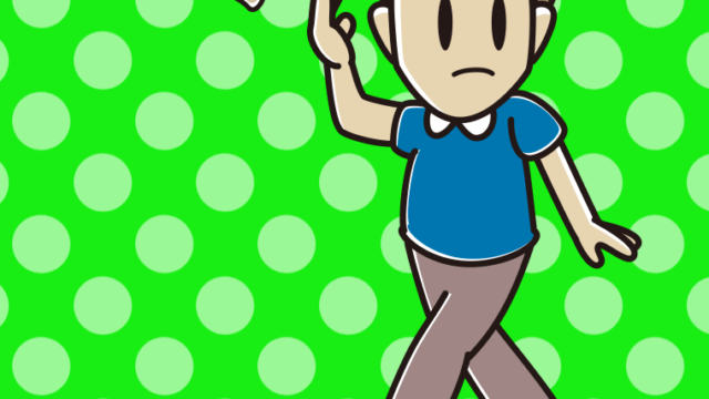 バットフリップする男性のイラスト【色、背景あり】PNG