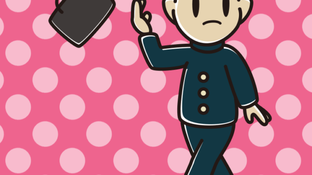 バットフリップする男子中学生のイラスト【色、背景あり】PNG