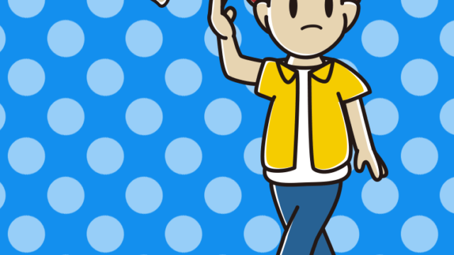 バットフリップする男子大学生のイラスト【色、背景あり】PNG