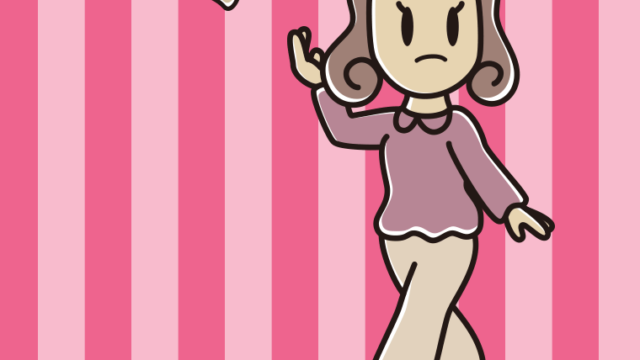 バットフリップする女子大学生のイラスト【色、背景あり】PNG