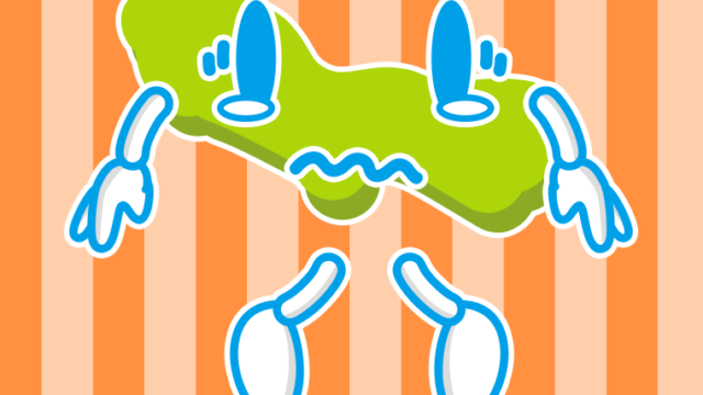 泣く東京ちゃんのイラスト【色、背景あり】PNG