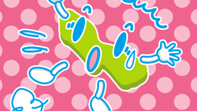 驚く東京ちゃんのイラスト【色、背景あり】PNG