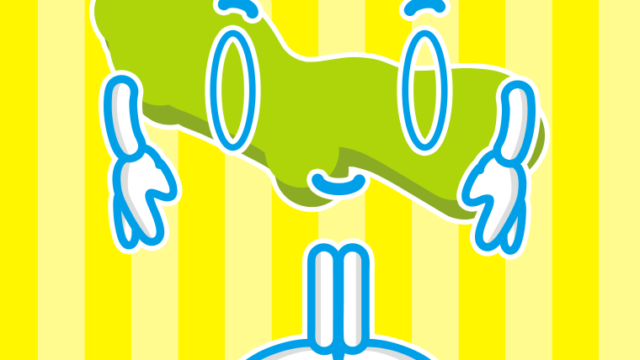 お辞儀する東京ちゃんのイラスト【色、背景あり】PNG