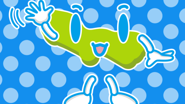 手を振る東京ちゃんのイラスト【色、背景あり】PNG