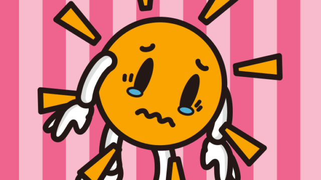 泣く晴れちゃんのイラスト【色、背景あり】PNG