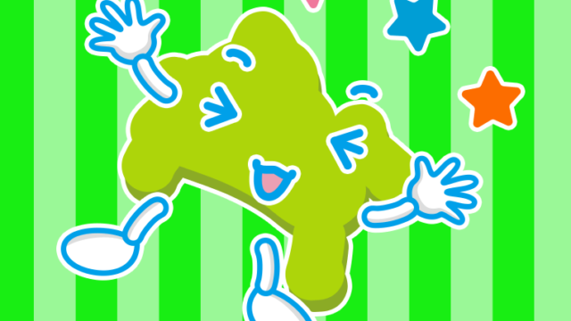 喜ぶ神奈川ちゃんのイラスト【色、背景あり】PNG