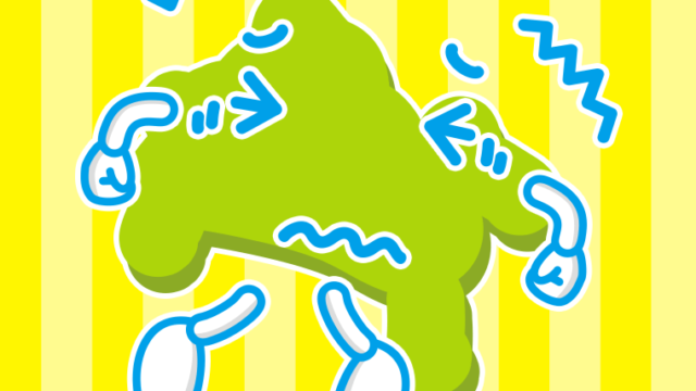 ブルブル震える神奈川ちゃんのイラスト【色、背景あり】PNG