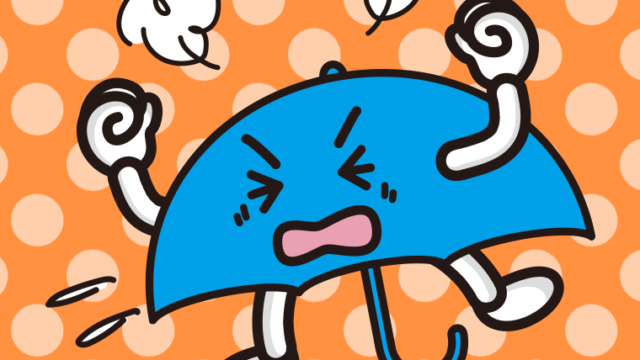 カンカンに怒る雨ちゃんのイラスト【色、背景あり】PNG