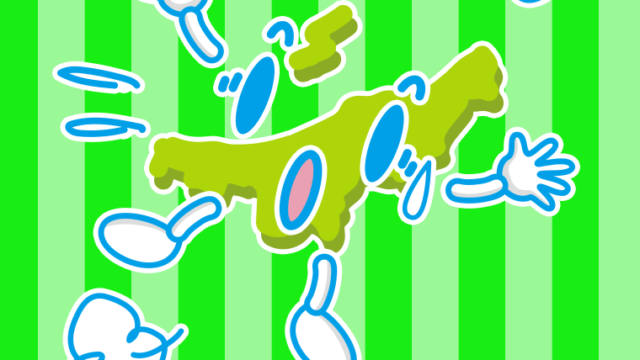 驚く新潟ちゃんのイラスト【色、背景あり】PNG