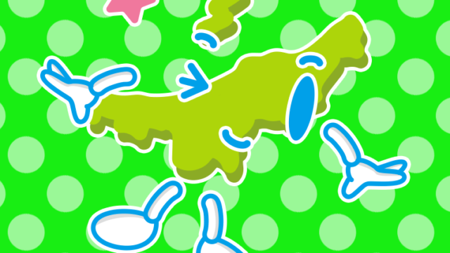 ウインクする新潟ちゃんのイラスト【色、背景あり】PNG