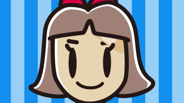 顔に絆創膏を貼った小学生女子のイラスト【色、背景あり】PNG