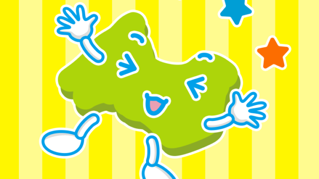 喜ぶ富山ちゃんのイラスト【色、背景あり】PNG