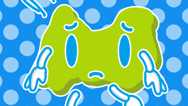 悲しそうな富山ちゃんのイラスト【色、背景あり】PNG